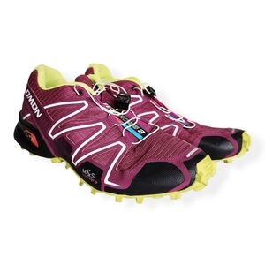 Salomon Women's Speedcross 3 Purple Trail Running Shoes Size 11 Ortholite